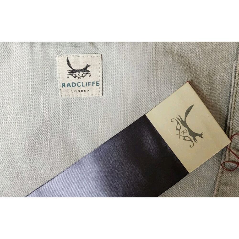 Radcliffe London New Women's Sleeveless Light Blue Denim Button-Up Dress Size 10 - Picture 8 of 8